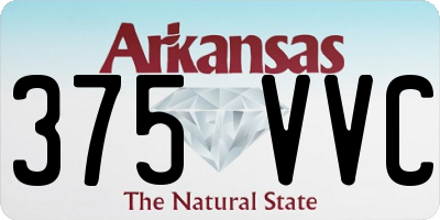 AR license plate 375VVC
