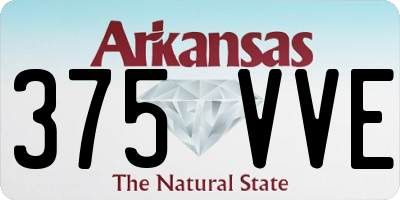 AR license plate 375VVE