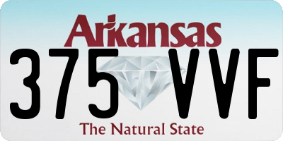 AR license plate 375VVF