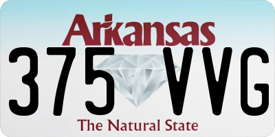 AR license plate 375VVG
