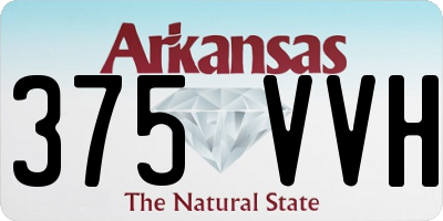 AR license plate 375VVH