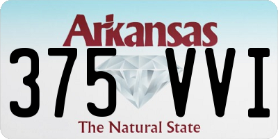AR license plate 375VVI