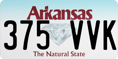 AR license plate 375VVK