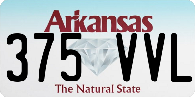 AR license plate 375VVL
