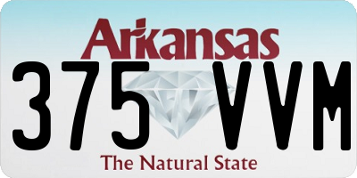 AR license plate 375VVM