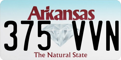 AR license plate 375VVN