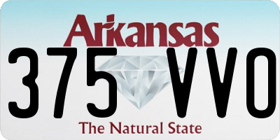 AR license plate 375VVO