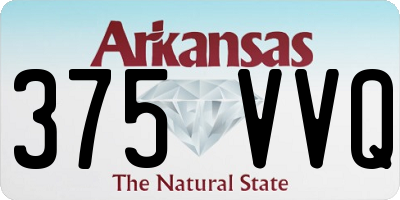 AR license plate 375VVQ