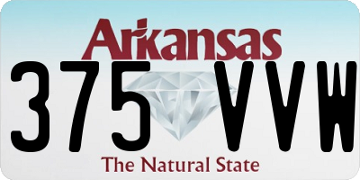 AR license plate 375VVW