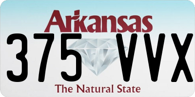 AR license plate 375VVX
