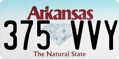 AR license plate 375VVY
