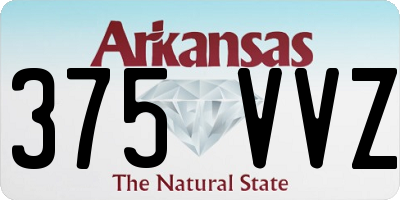 AR license plate 375VVZ