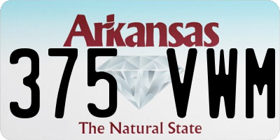 AR license plate 375VWM