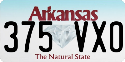 AR license plate 375VXO