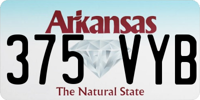 AR license plate 375VYB