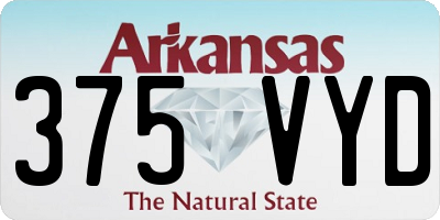 AR license plate 375VYD