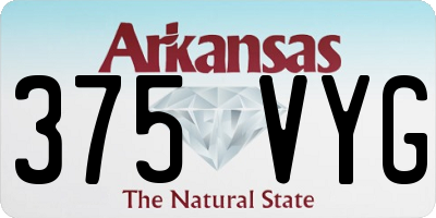 AR license plate 375VYG