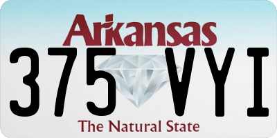 AR license plate 375VYI