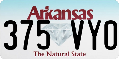 AR license plate 375VYO