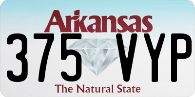 AR license plate 375VYP