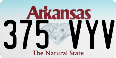 AR license plate 375VYV