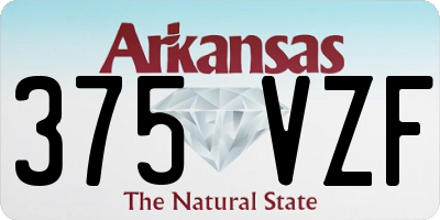 AR license plate 375VZF
