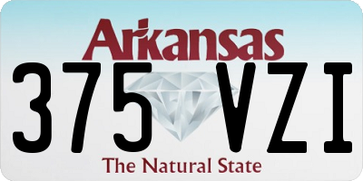 AR license plate 375VZI