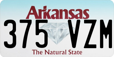AR license plate 375VZM