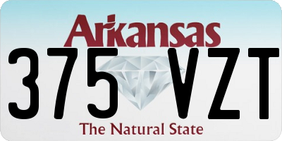 AR license plate 375VZT