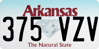 AR license plate 375VZV