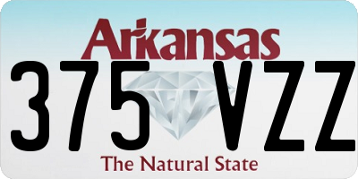 AR license plate 375VZZ
