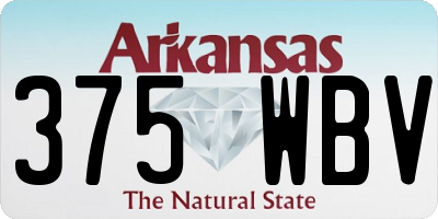 AR license plate 375WBV