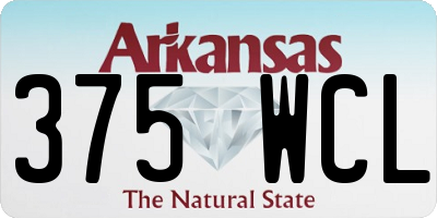 AR license plate 375WCL