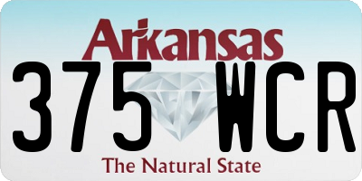 AR license plate 375WCR