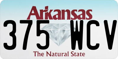 AR license plate 375WCV