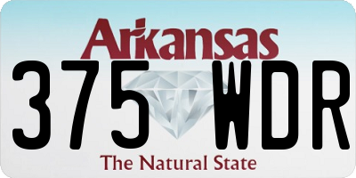 AR license plate 375WDR