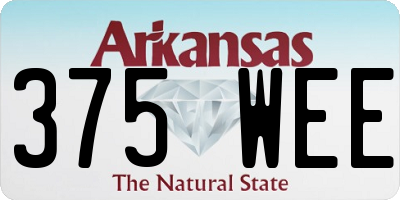 AR license plate 375WEE