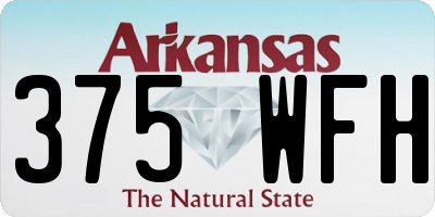 AR license plate 375WFH