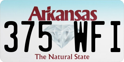 AR license plate 375WFI