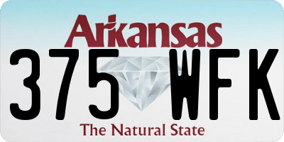 AR license plate 375WFK