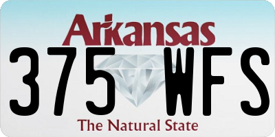 AR license plate 375WFS