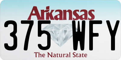 AR license plate 375WFY