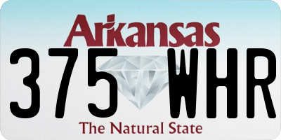 AR license plate 375WHR