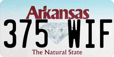 AR license plate 375WIF