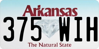 AR license plate 375WIH