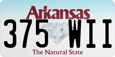 AR license plate 375WII