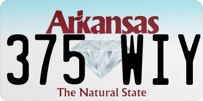 AR license plate 375WIY