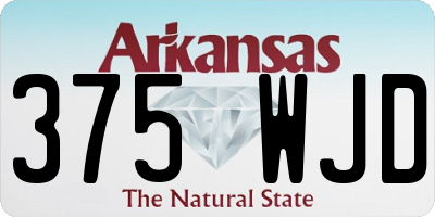 AR license plate 375WJD