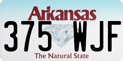 AR license plate 375WJF