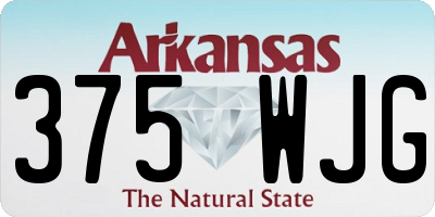 AR license plate 375WJG